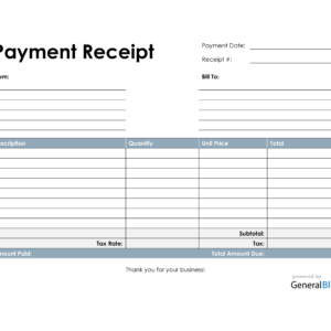 Receipt & Payment ايصالات ودفع
