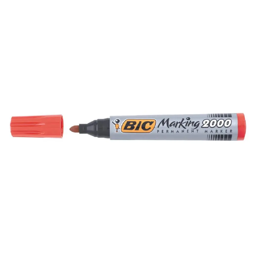 BIC Permanent Marker Round 2000 / قلم ماركر مدور