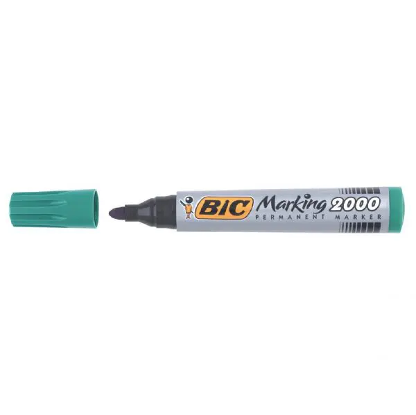 BIC Permanent Marker Round 2000 / قلم ماركر مدور