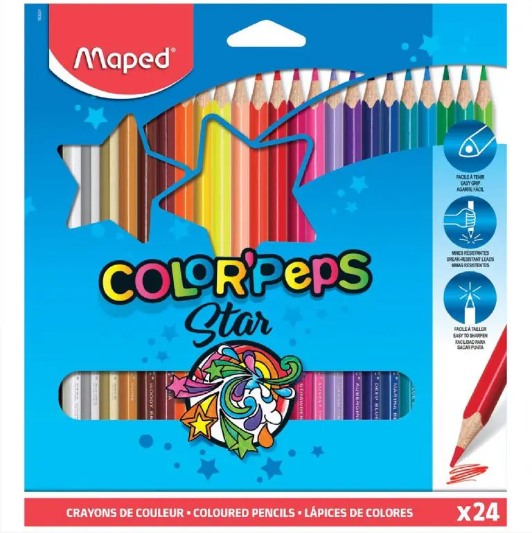 Maped Triangular Coloring Pencils 24 Colors / 183224 تلوين خشب