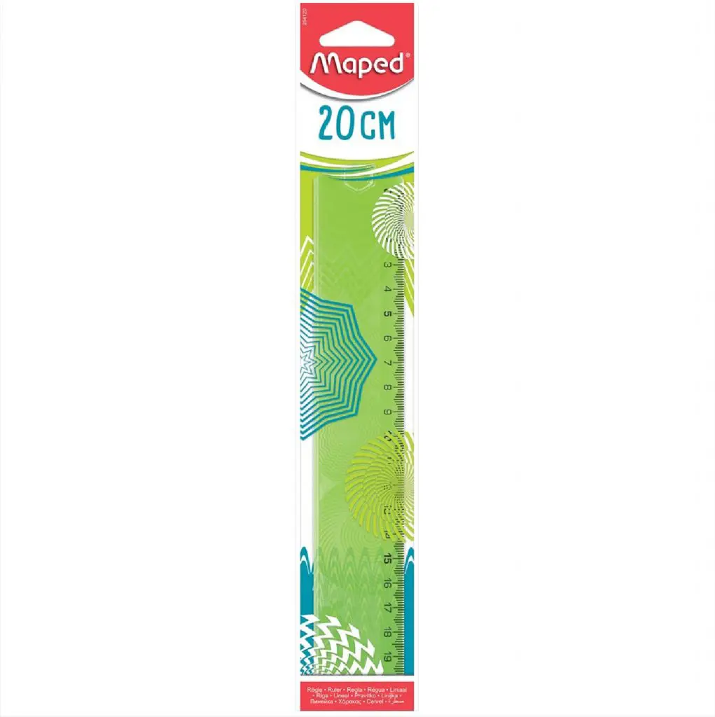 MAPED GEO Custom Ruler 20cm / 254120 مسطرة