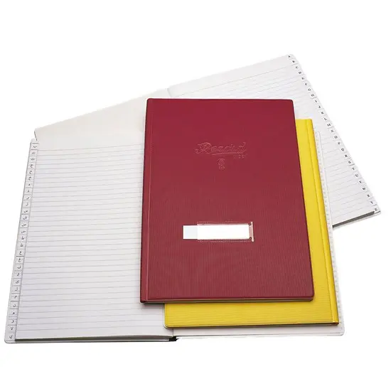 Record INDEX Book A4+ BF-395 PVC Cov. English Lines 96sh FC 23*33cm فهرس ريكورد سطر اجنبي