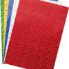 Centrum Adhesive Galografic Metallic Eva Foam Mousse A4 / 5 Colors / 88083 موس لميع لاصق