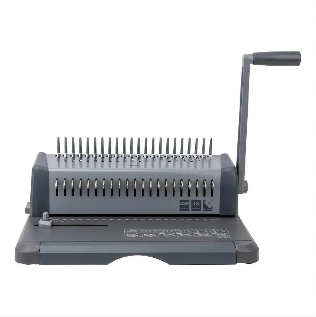 Deli Plastic Comb Binding Machine 3873 / Max Punch 18sh / Max Bind 425sh