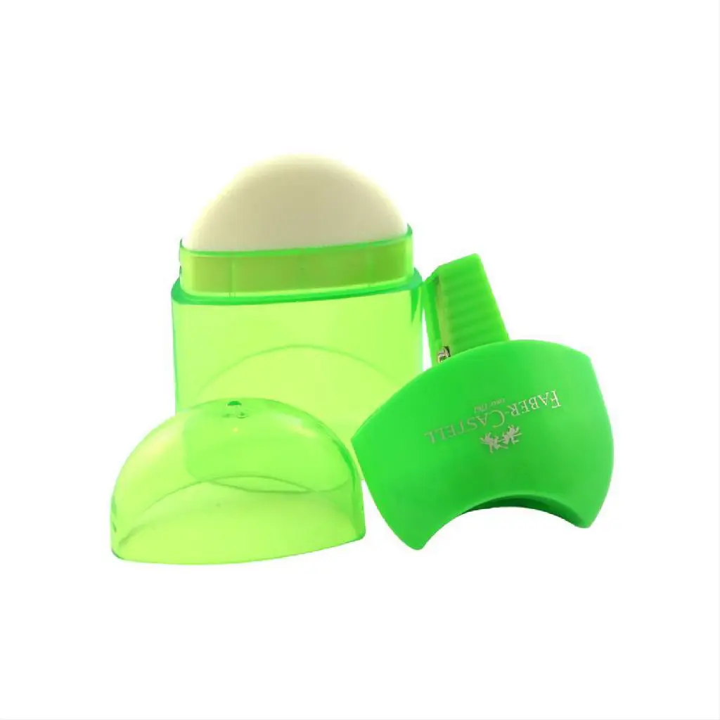 Faber Castell Combi Eraser / Sharpener Fluo / 183603 مبراة مع ممحاة