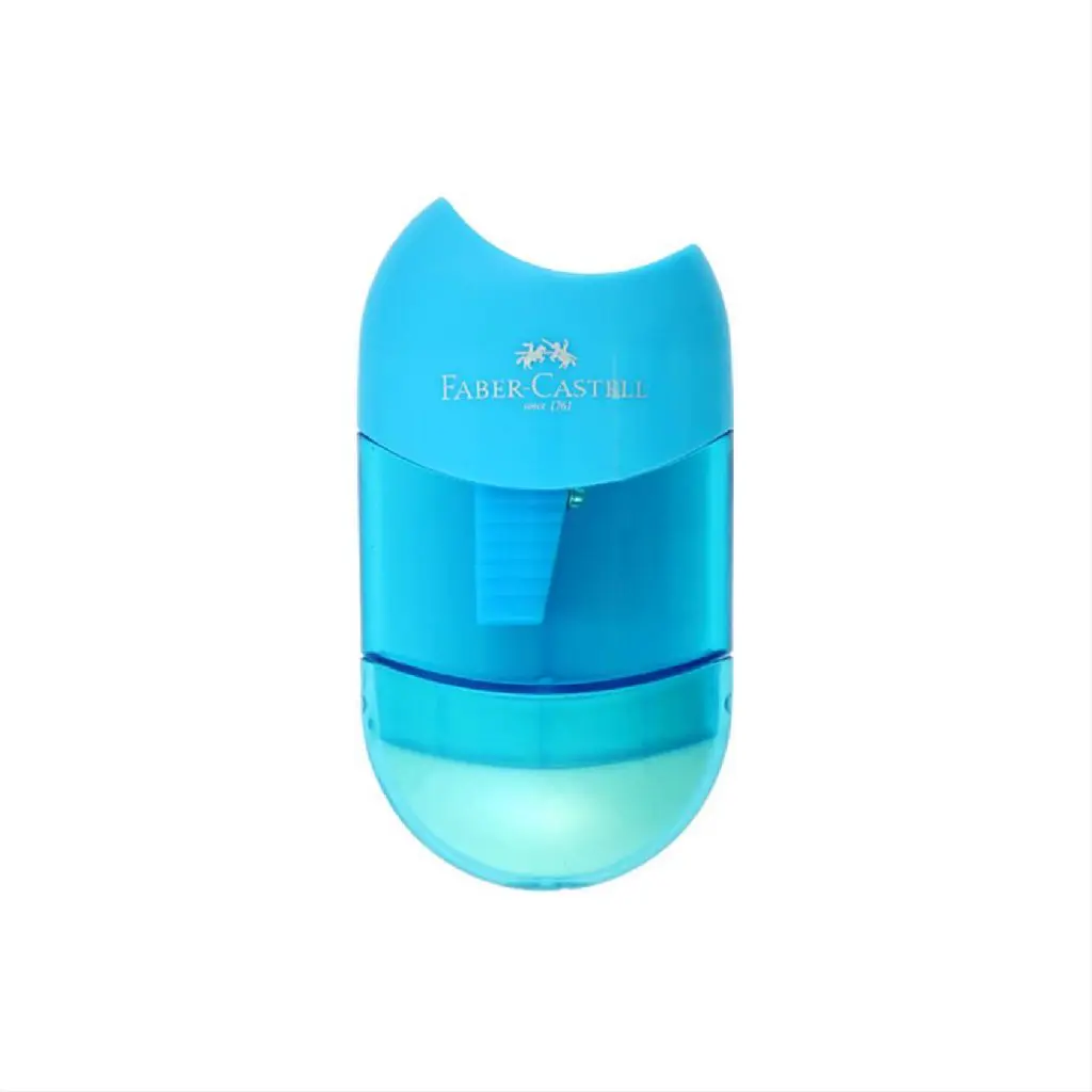 Faber Castell Combi Eraser / Sharpener Fluo / 183603 مبراة مع ممحاة
