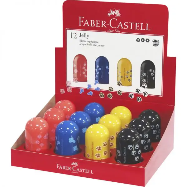 Faber Castell Jelly Sharpener 1 Hole - 583213 مبراة