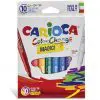 Carioca Color Change Fibre Tip Pens Feutre Jumbo 6mm 18 Colors ( 9 Pens + 1 Magic ) 42737