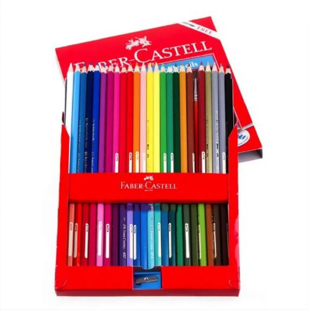Faber Castell Watercolor Aqua Pencils 48 Colors / 114468 تلوين مائي خشب