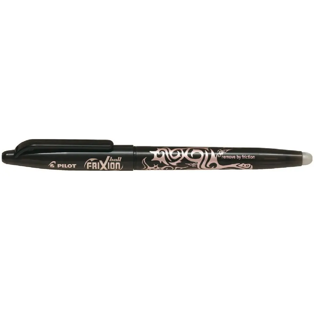 PILOT Frixion Erasable Ball Pen 0.7 BLACK / BL-FR7-B قلم قابل للمحو