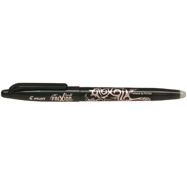 PILOT Frixion Erasable Ball Pen 0.7 BLACK / BL-FR7-B قلم قابل للمحو