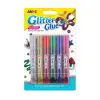 AMOS Glitter Glue 10.5ml * 6 Tubes Classic GCL10B6 انابيب برق