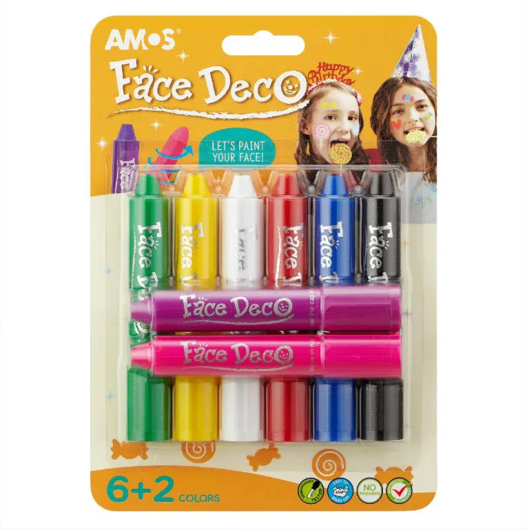 AMOS Face Deco Painting 8 Colors / FD5B8 تلوين للوجه