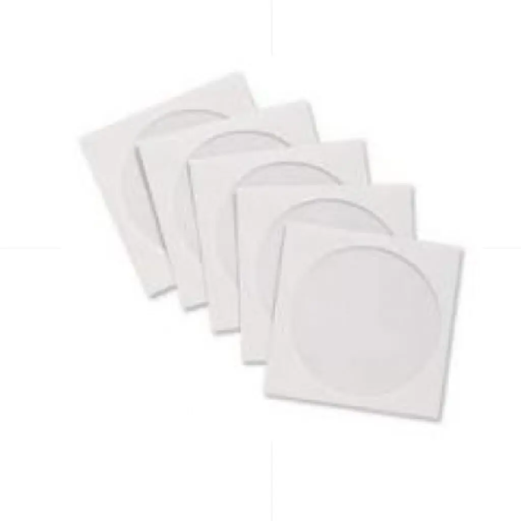 Paper Pouch* White CD Envelopes Window 125*125mm 50/Pack 100g غلاف سيدي مع فتحة