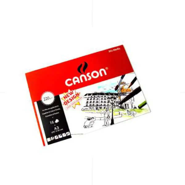CANSON Drawing Pad A3 / 220g / 16sh دفتر رسم