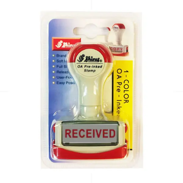 SHN Pre-Inked Stamp ( RECEIVED ) / NR04 ختم ذاتي التحبير
