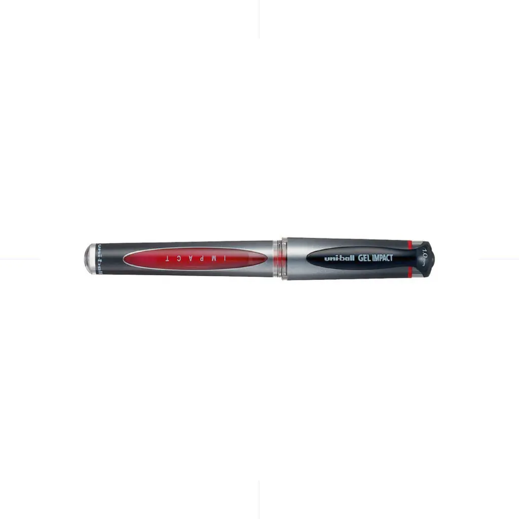 Uni-ball Gel Impact Gel Ink Pen 1.0 / UM-153S RED قلم حبر فاتر