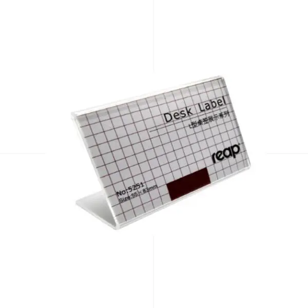 HON Reap 5251 Desk Label Stand L-Shape 55*83mm / BS9150