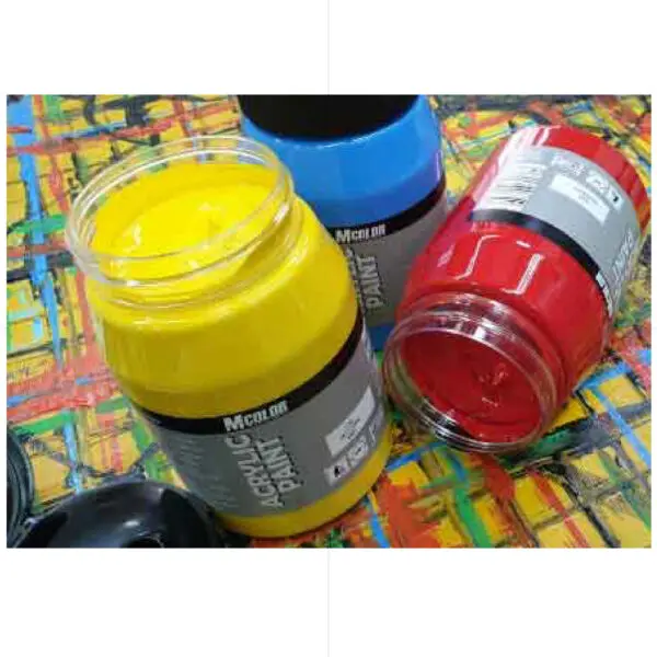 MCL Acrylic Color Paint 500ml 710 Tit. White / MAC500 تلوين اكريليك