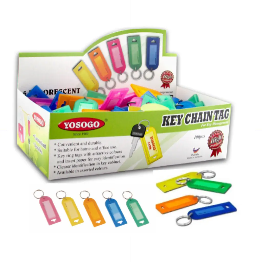 Key Chain Tag Holder 100/Pack / YSG 1199 تعليقة مفاتيح