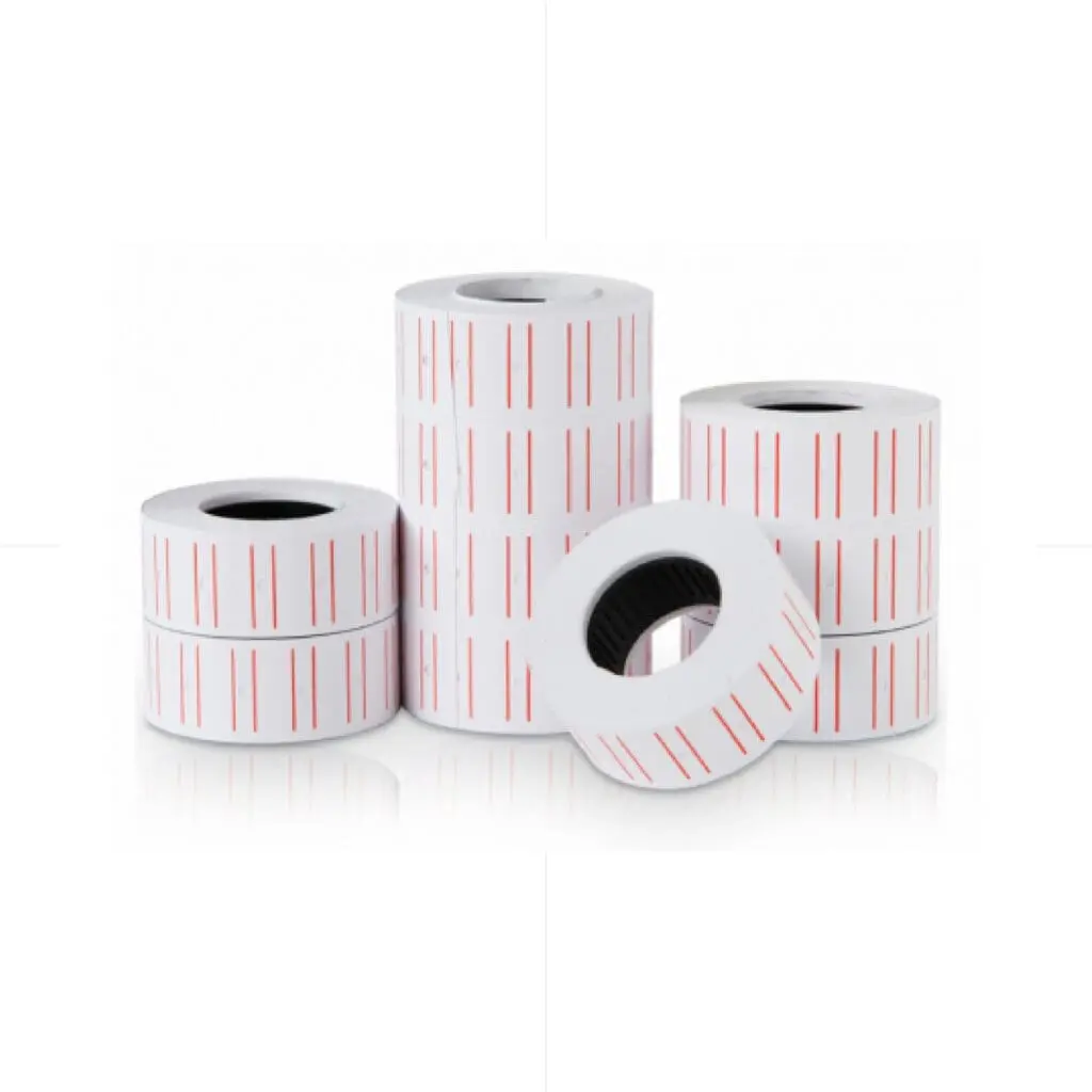Price Labeller Roll / DT رول تسعير خطين احمر