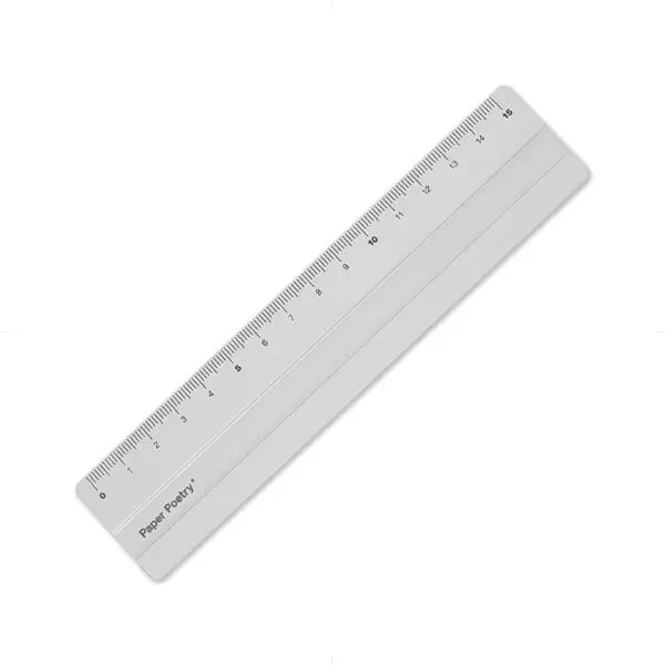 Aluminium Ruler 15cm / S1363 / CR مسطرة المنيوم