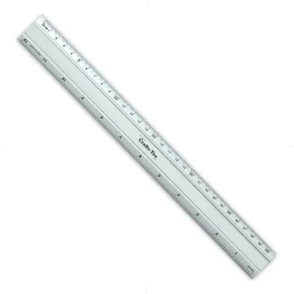 Aluminium Ruler 30cm / S1365 / CR مسطرة المنيوم