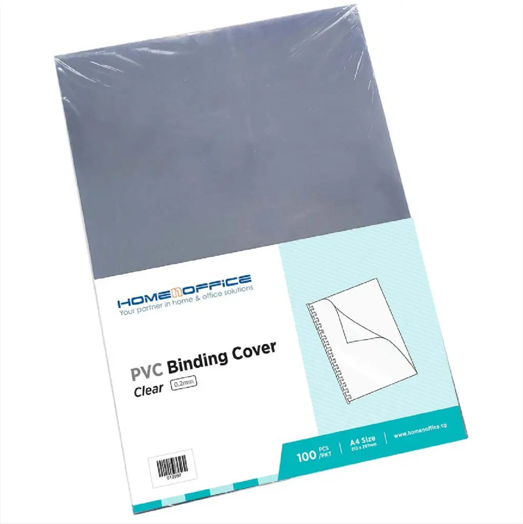 Transparent PVC Binding Cover A4 150mic 100sh / Haoxiang BZ غلاف تجليد شفاف