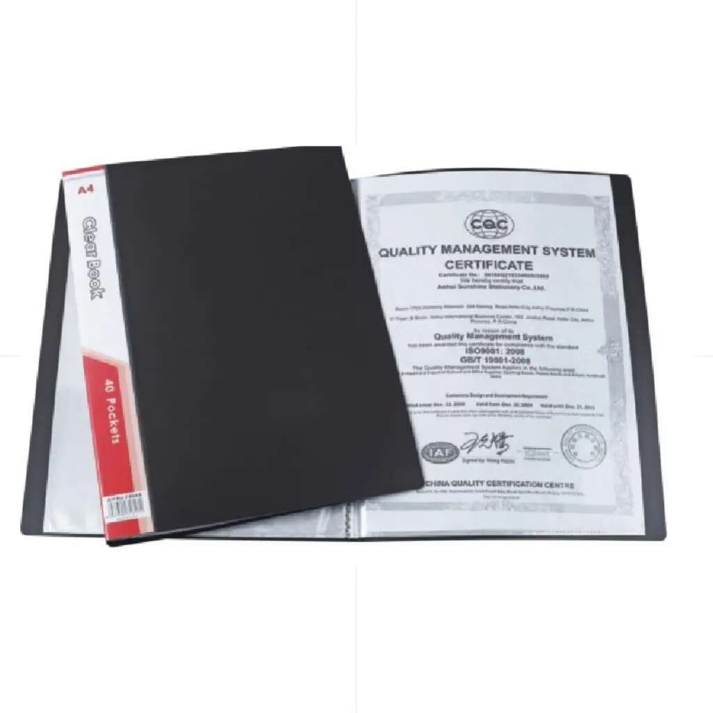 Foska Clear Display Book A4 / 40 Pockets / F40AB ملف شيميز 40 جيبة