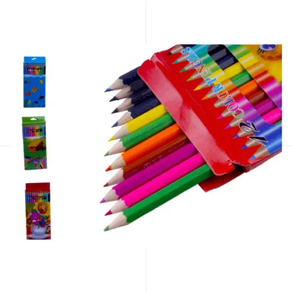 OPAL / B4S Coloring Pencils 12 Colors تلوين خشب 12 لون طويل
