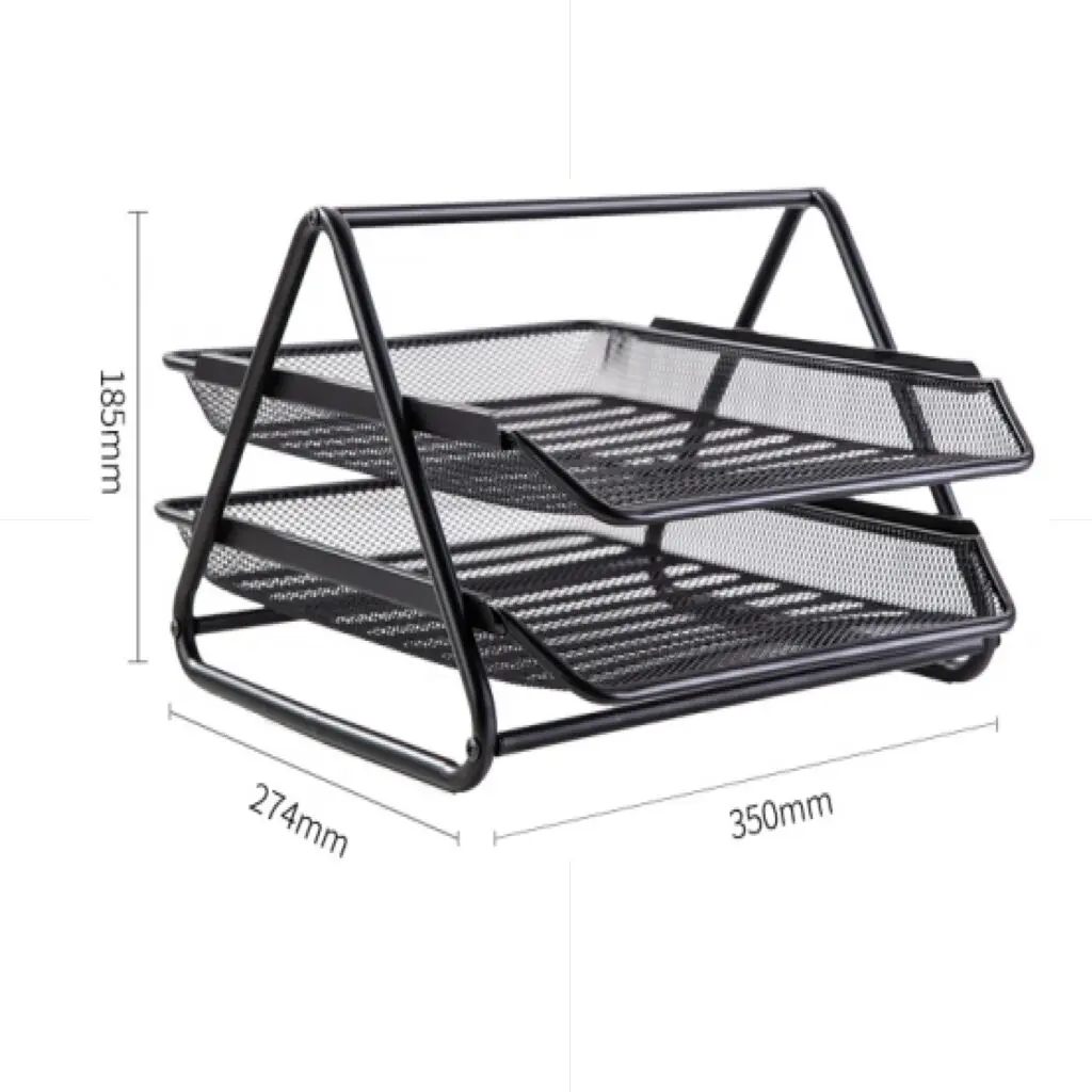 Metal Mesh Document Tray 2 Tiers / JT جارور مكتب 2 طبقة شبك