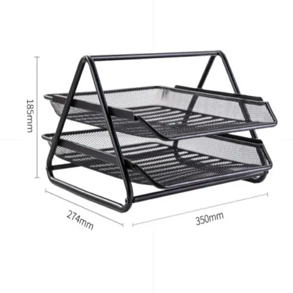 Metal Mesh Document Tray 2 Tiers / JT جارور مكتب 2 طبقة شبك