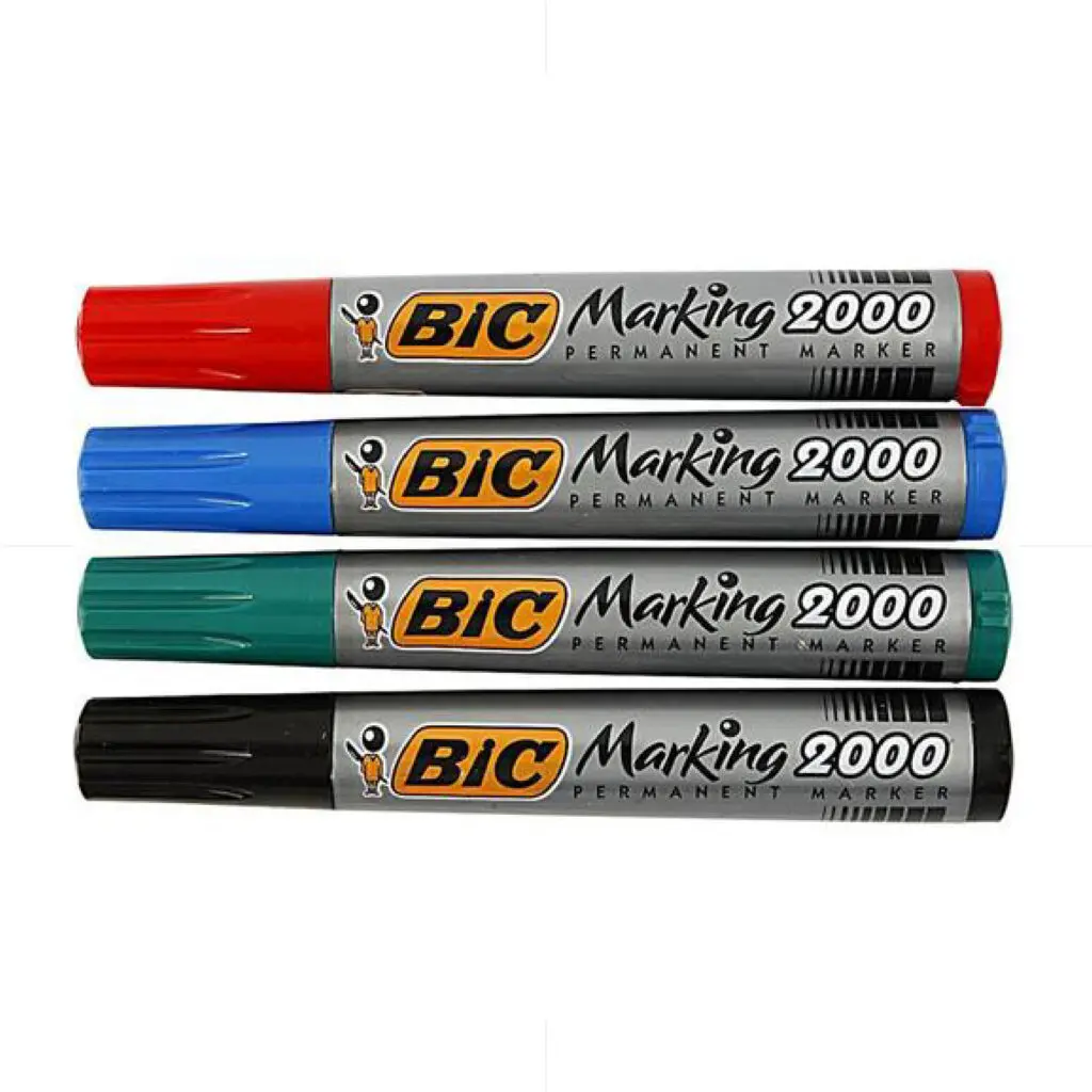BIC Permanent Marker Round 2000 /  قلم ماركر مدور