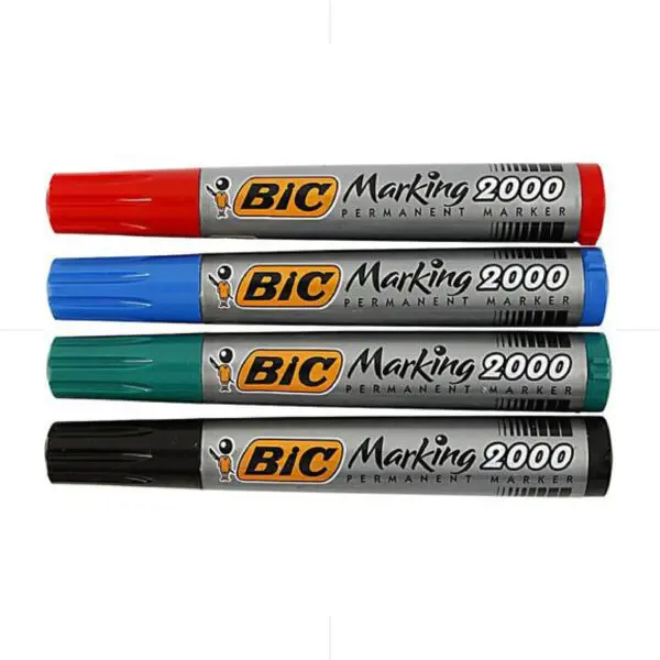 BIC Permanent Marker Round 2000 /  قلم ماركر مدور