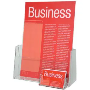Brochure & Card Holder