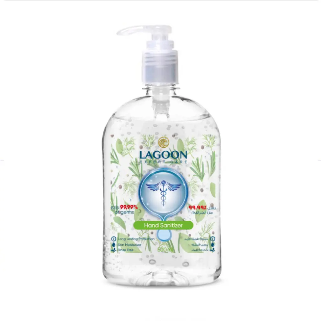 LAGOON Hand Sanitizer Gel 500ml جل معقم لليدين