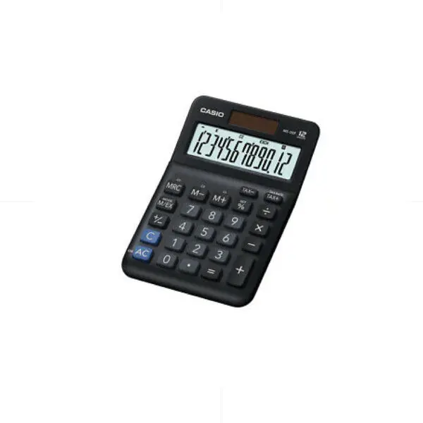 CASIO Calculator MS-20F / 0  / 12 digits ORIGINAL الة حاسبة