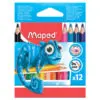 Maped Triangular Coloring Pencils 24 Colors 0%Wood / 862254 تلوين