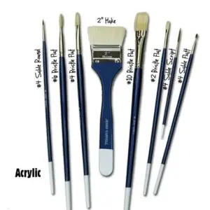 Acrylic Brushes فرشاة رسم اكريليك