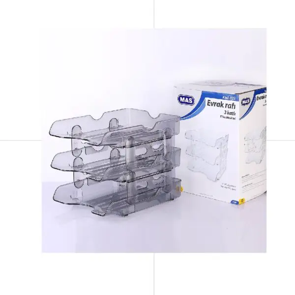Mas TRIPLE Document Tray Transp. / 1803 جارور مكتب 3 طبقات متحرك