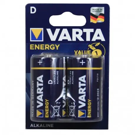VARTA Battery D Energy 2 pcs بطارية