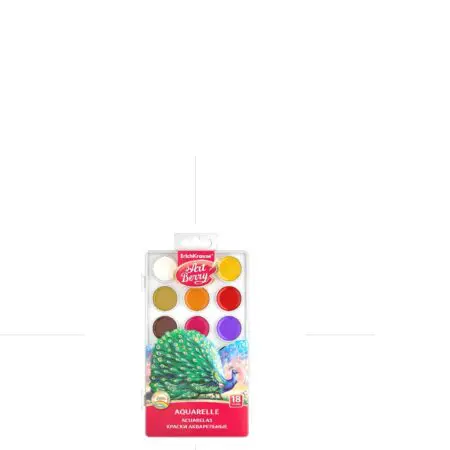 ErichKrause Watercolor Aquarelle 18 Colors / 41725 تلوين حجر