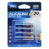 Deli Alkaline Battery AAA LR03 4pcs / 18505 بطاريات