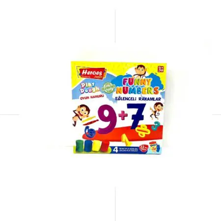 Eren Heroes Play Dough Clay Funny Numbers Set / ERN-585 علبة معجون