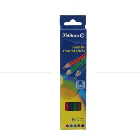 PELIKAN Coloring Pencils 6 Colors / 405913 تلوين خشب طويل
