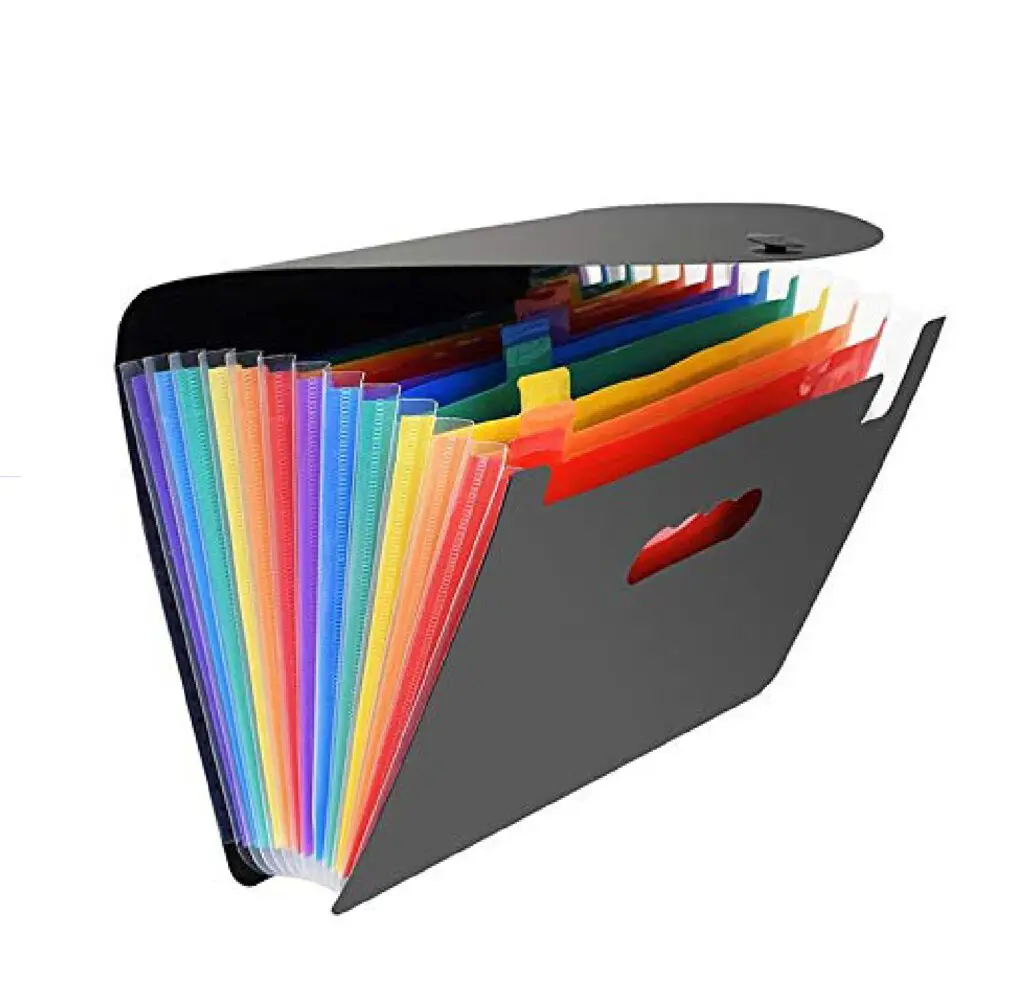 Expanding File Metallic A4 12 Pockets KA4-12HT-15 / Data B شنطة فواصل