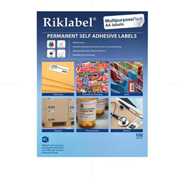 Riklabel Smart A4 Photo Cards / 8 / 86*55 / 30sh