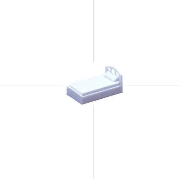 CFA Maquette / Single Bed L-42mm 1pc 1:50 / CA-1014 سرير