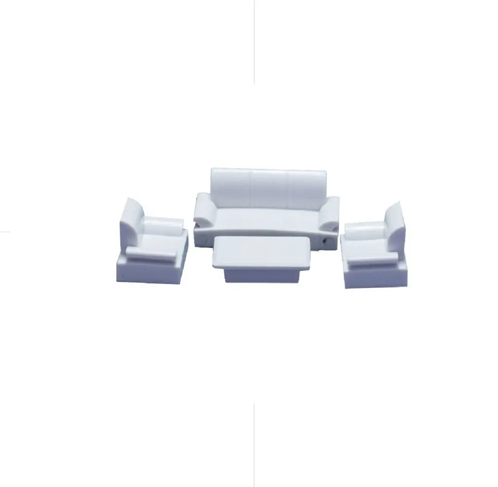 CFA Maquette / European Style Sofa Set Q Type 40*26*26mm 1:50 / CA-1046 كنبايات