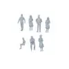CFA Maquette / White Doll Mixed H-36mm 1pc 1:50 / CA-1178 اشخاص